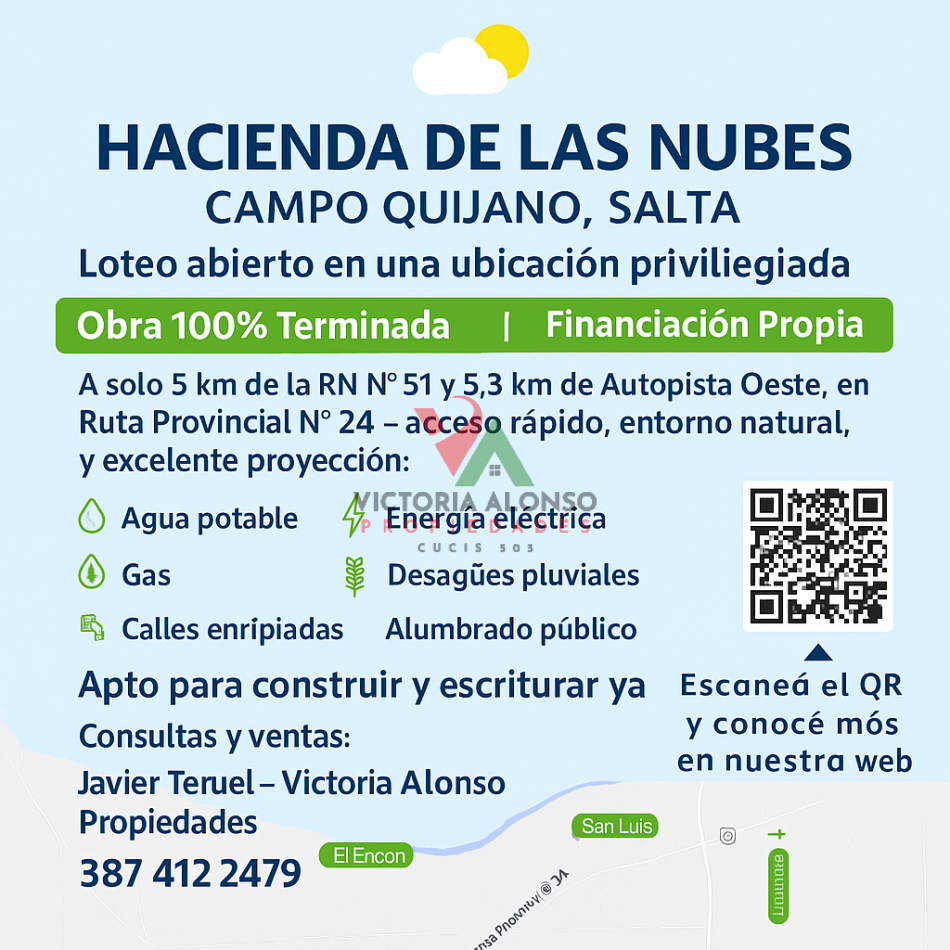 TERRENOS EN HACIENDAS DE LAS NUBES - SALTA - ARGENTINA 